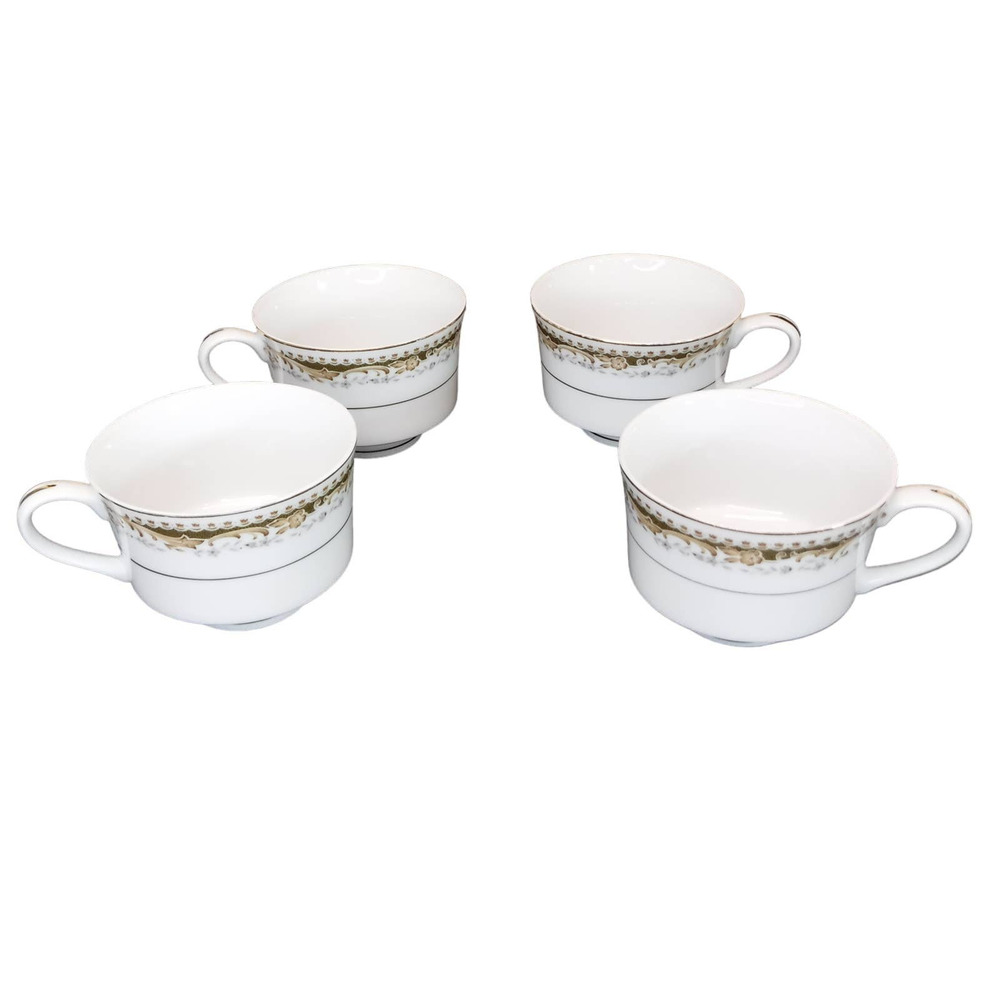 Signature Collection Japan Queen Anne Tea Cups Set of 4